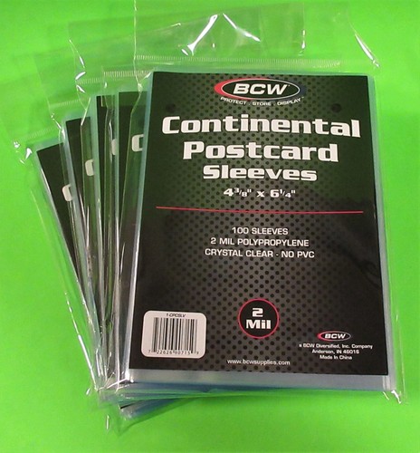 500 bcw continental - continental, postcard