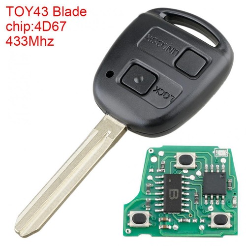433mhz remote car key 4d67 - car,