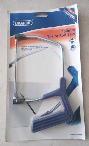 Draper deep frame tile rod - tile, saw