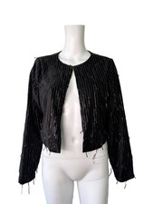 Fransa Velvet Jacket Coat Size