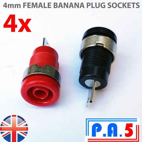 Banana plugs 4mm - plugs, female