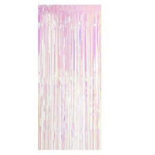 TRIXES Foil Curtain Iridescent 2m NEW Party Backdrop Fringe Party Decorations