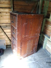 Antique large 4 drawer filing