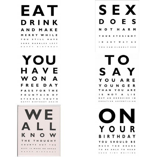 Funny card eye - card, test