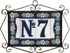 Hand paint spanish blue - spanish,