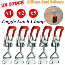 Toggle Clamp Holding Heavy Duty Adjustable Hasp Clip Lever Toolbox Catch Latch
