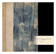 STARRETT, VINCENT (1886-1974) Flame and Dust 1924 Hardcover