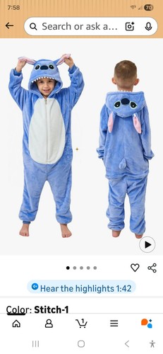 Unisex stitch one piece - stitch,