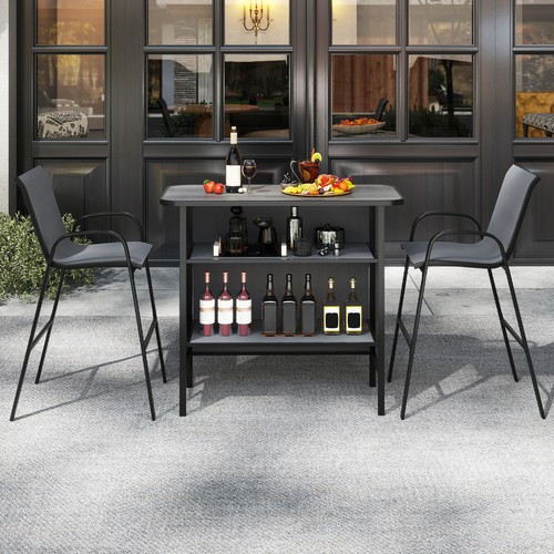 Piece outdoor bar table - 3,