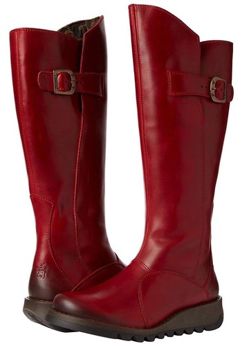 Fly london mol red leather - fly,