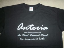 OFFICIAL GENUINE  ANTORIA GUITARS Tee Shirt. NEW Never before available LARGE