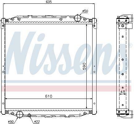 Nissens radiator 62880a - nissens,