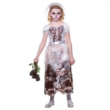 Girls Skeleton Bride Costume