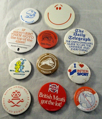 Novelty button badges bundle - novelty,
