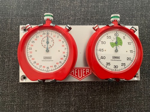 Heuer leonidas boxed red - heuer,