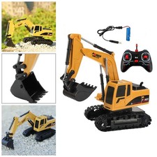 Remote Control Excavator RC Tractor Bulldozer Crawler Truck Toy Digger Car Kids