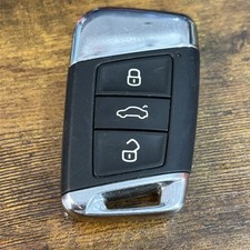 GENUINE VW 3 BUTTON REMOTE KEY