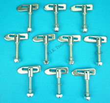 10 x Anti Luce M8 x 38mm Drop Lock Catch Tail Gate Fastener Trailer & Dog Kennel