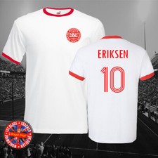 Denmark Christian Eriksen Football Ringer T-shirt Unisex Gift Soccer Euros