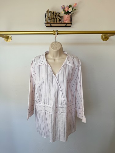 Ann harvey pink purple striped - purple,