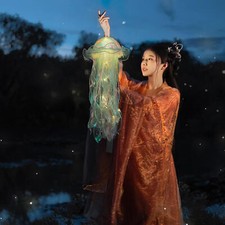 LED Jellyfish Lamp Aquarium Bedside Night Color Changing Atmosphere Mood Light