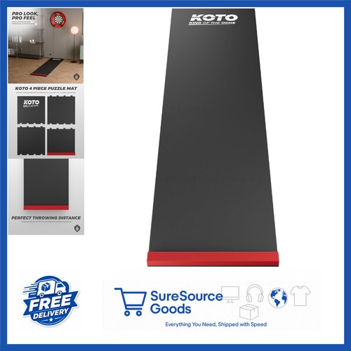 Dart mat 237x60cm red - mat, foam