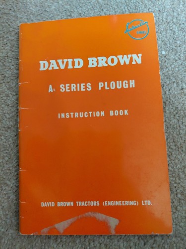 David brown series plough - david,