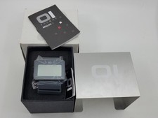 01 The One Binary Watch New Large Gray Face With Original Box & Papers IPLD1118