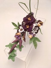 Purple Peony  and Pansy Sugar