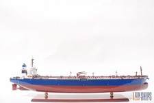 Crude Oil Tanker Wooden Model Ship Seaking – Handcrafted Maritime Decor