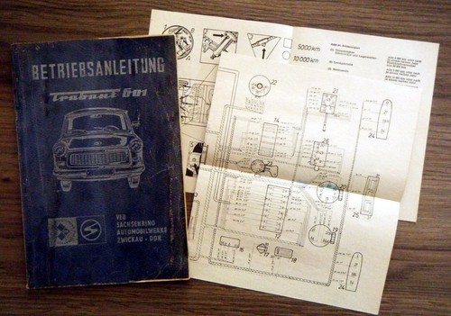 Operating instructions trabant - operating,