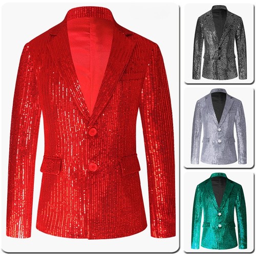 Men sequins suit blazer - suit,