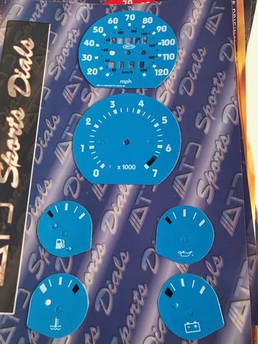 Vauxhall nova blue speedo dial - blue,