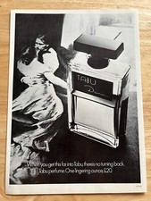 Vintage 1978 Tabu Perfume
