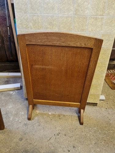 Vintage wooden fire screen - fire,