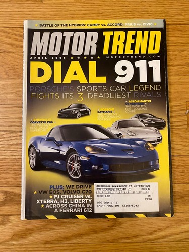 Motor trend magazine april - motor,