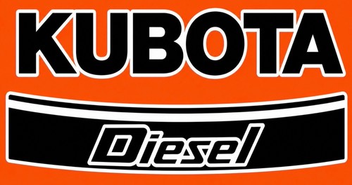 Kubota diesel lawn mower - , decal