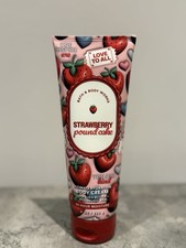 Bath & Body Works Strawberry Pound Cake - Body Cream 226g UK Stock