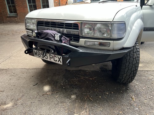 Steel winch bumper for toyota - winch,