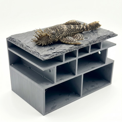 Large pleco cave - pleco, roof