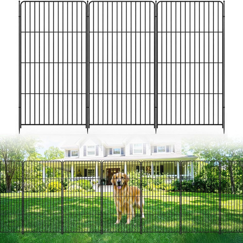 Heavy 685x91cm garden fence - heavy,