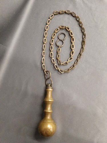 Brass high level cistern - level, loo