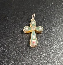 Vintage Micro Mosaic Cross