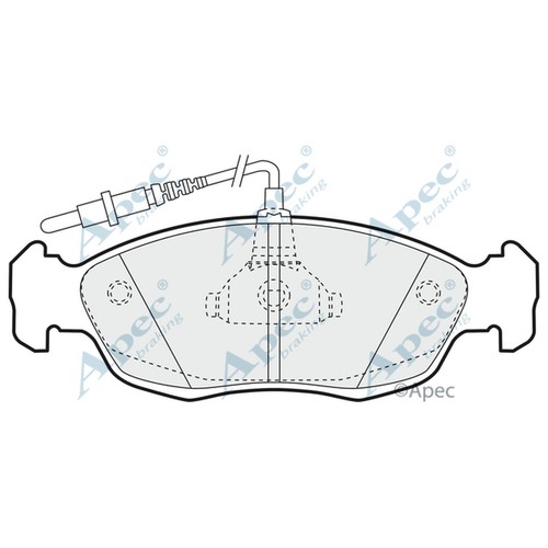 Brake pads set for - set, peugeot
