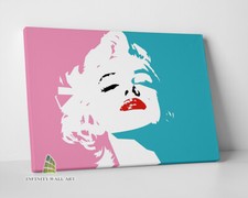 MARILYN MONROE Pink Teal