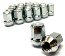 1/2" UNF car alloy wheel nuts taper seat 19mm hex (lugs bolts) set of x 20