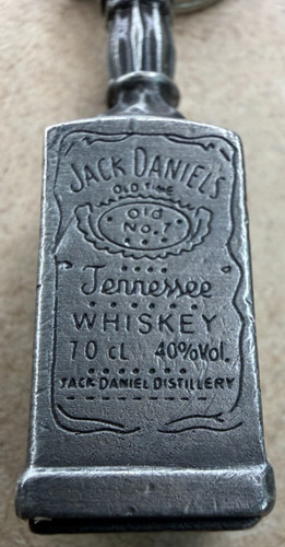 Jack daniels keyring metal - daniels,