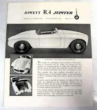 JOWETT R4 Jupiter Car Sales
