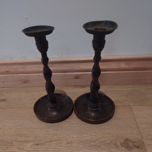 Antique barley twist wood - antique,