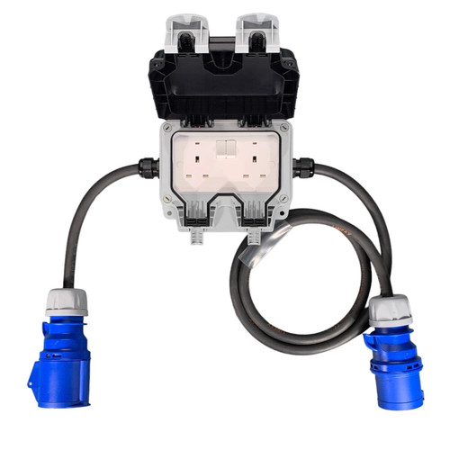 32a plug socket with ip44 - with,